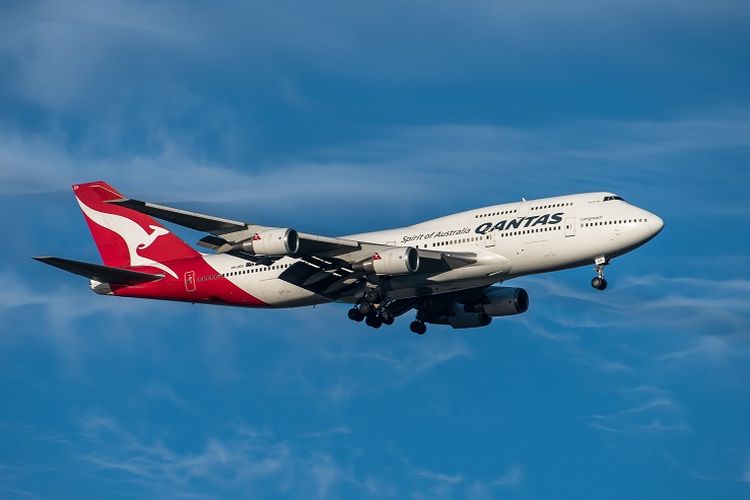 Qantas Airways 747.