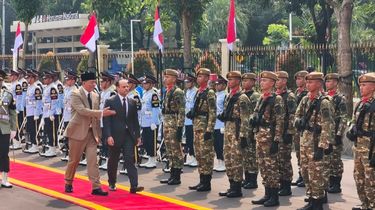 Sjafrie Sambut Kedatangan Menhan Qatar Sheikh Saoud