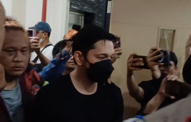Andrew Andika di Polres Metro Jakarta Barat, Selasa (1/10/2024). 