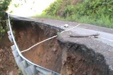 Longsor Lagi, Jalan Provinsi di Garut Selatan Putus