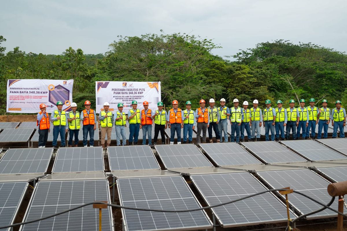 Proyek PLTS Off-Grid di area PAMA BAYA, Kalimantan Timur