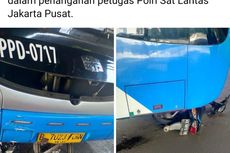 Kecelakaan antara Bus Transjakarta dan Motor di Cempaka Putih, Pengendara Motor Luka di Kepala