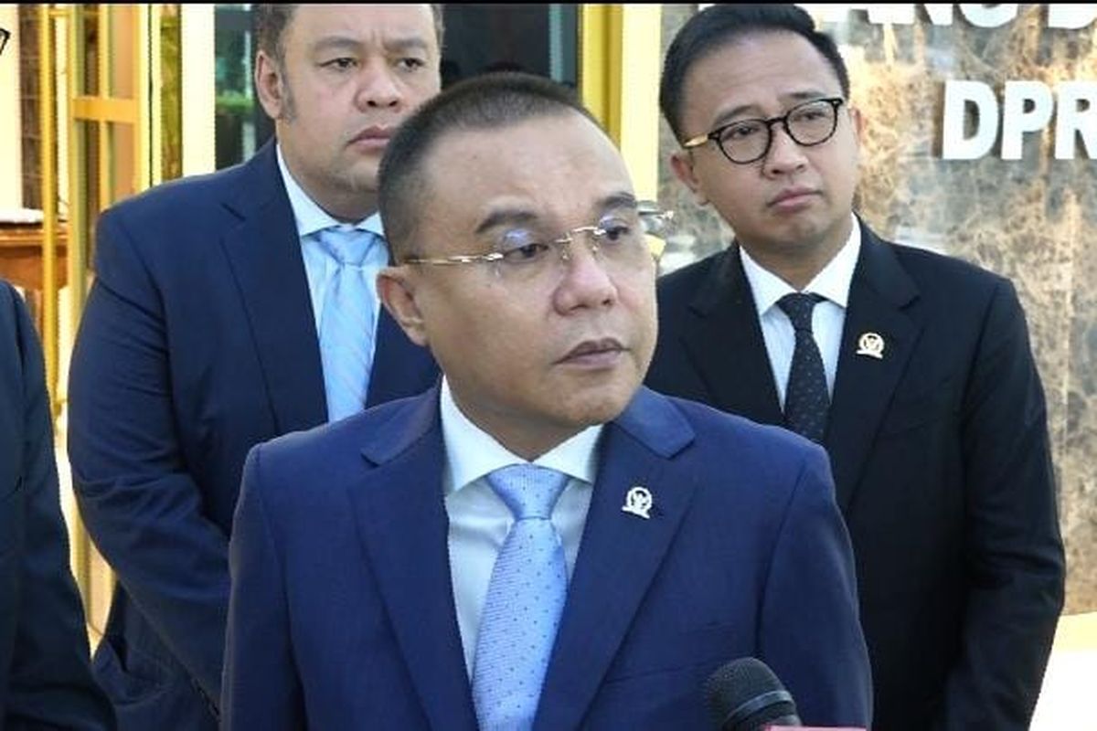 Wakil Ketua DPR RI sekaligus Ketua Harian Partai Gerindra Sufmi Dasco Ahmad di Kompleks Parlemen, Jakarta, Jumat (17/1/2025).