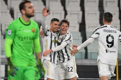 Hasil Lengkap Liga Italia - Juventus Libas AS Roma, Duo Milan Kompak Menang