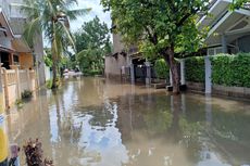 Banjir di Perumahan Taman Mangu Tangsel Mulai Surut