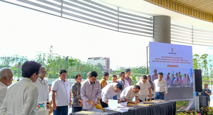 Waskita Garap Proyek Jalan di IKN Senilai Rp 396,6 Miliar