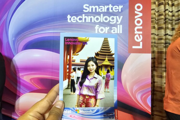 Lenovo menggelar Lenovo Innovate 24 pada 27 dan28 Maret 2024 di Bangkok, Thailand. Di lokasi pameran, ada gimik untuk membuat foto menggunakan AI Generated Photo Booth di Lenovo Innovate '24. 