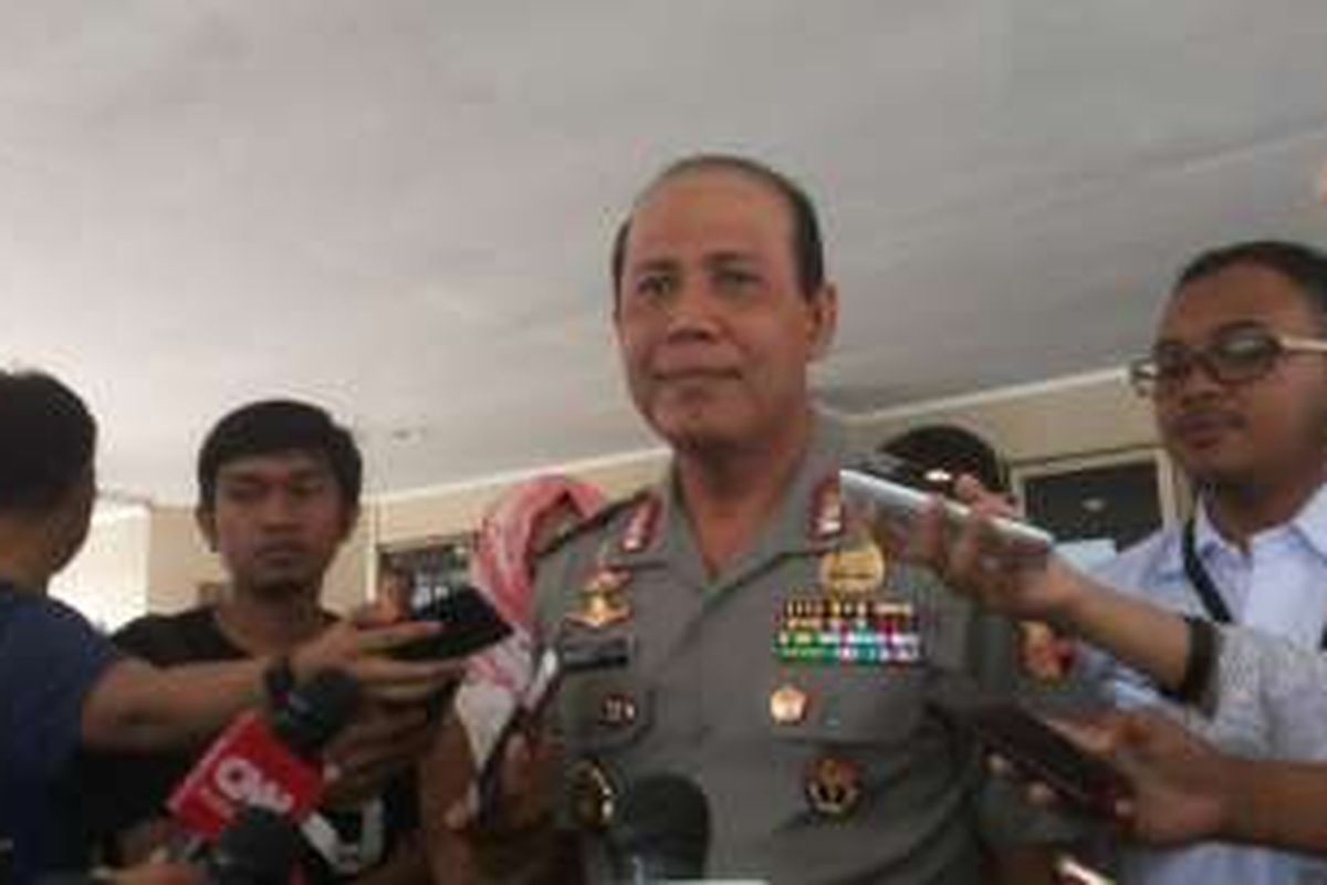 Kepala Divisi Humas Polri Inspektur Jenderal Boy Rafly Amar di RS Kartika, Pulomas, Pulogadung, Jakarta Timur, Sabtu (31/12/2016).