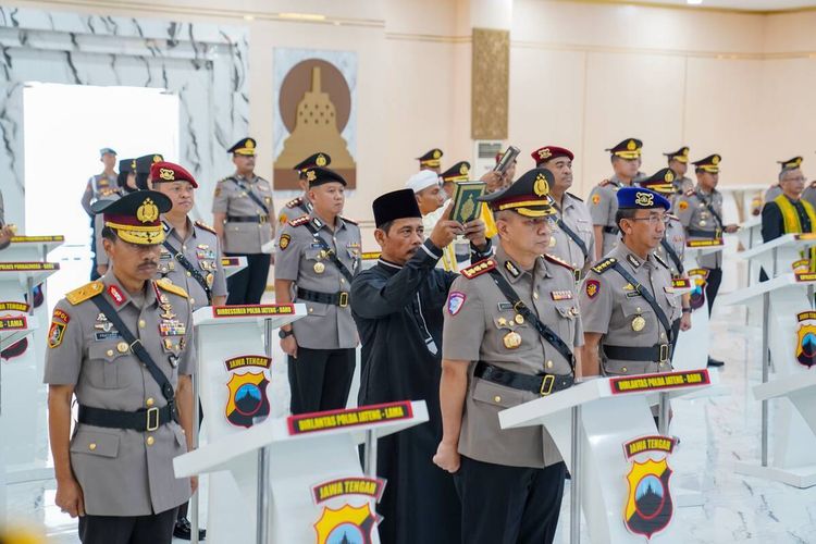 Daftar Lengkap 22 Pejabat Polda Jateng yang Berganti, Ada 16 Kapolres dan Kapolresta
