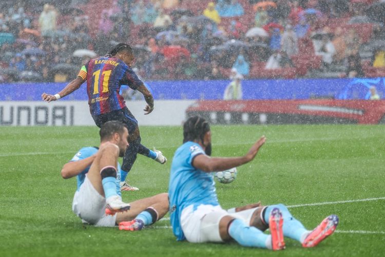Hasil Barcelona vs Feyenoord 5-1, Gol Tipu Angin Raphinha Bawa Blaugrana Pesta