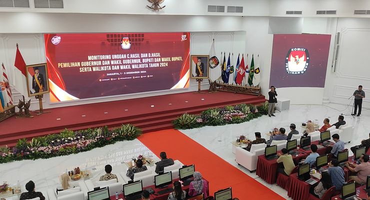 Pimpinan Komisi II DPR Sidak Pemantauan Sirekap Pilkada 2024