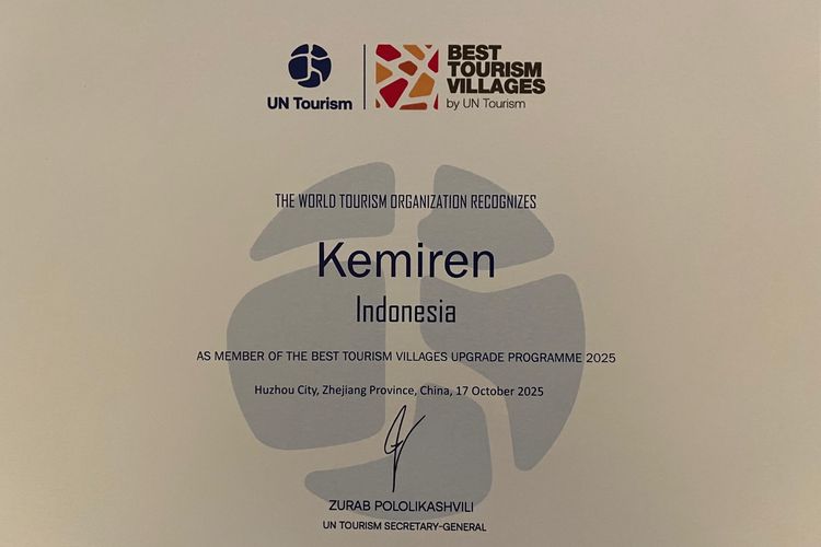 Desa Wisata Adat Osing Kemiren Banyuwangi, masuk menjadi bagian Jaringan Desa Wisata Terbaik Dunia, The Best Tourism Villages Upgrade Programme 2025.