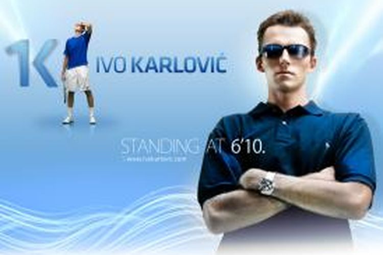 Petenis Kroasia, Ivo Karlovic.