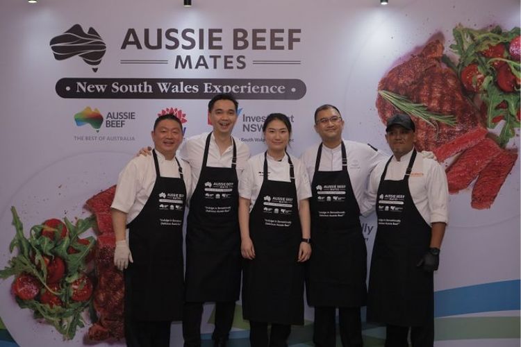 Para chef muda yang mengikuti Aussie Beef Mates 2023.