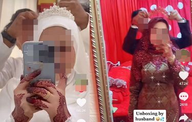 Viral Tren “Unboxing Pengantin” di Malaysia, Netizen Geram