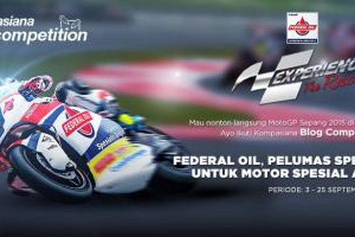 Nontn langsung MotoGP Sepang bersama Federal Oil