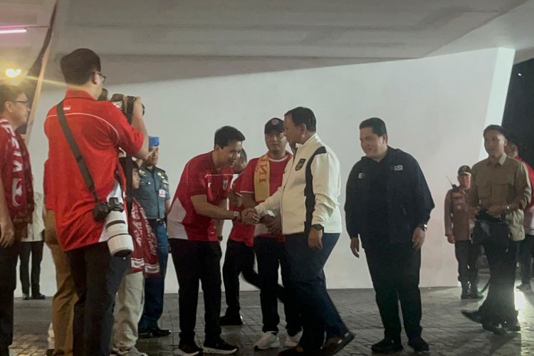 Prabowo Datang ke GBK, Tonton Langsung Timnas Indonesia Vs China