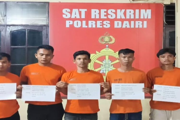 5 Pemuda di Dairi Keroyok Pengendara Mobil karena Tak Terima Dihina