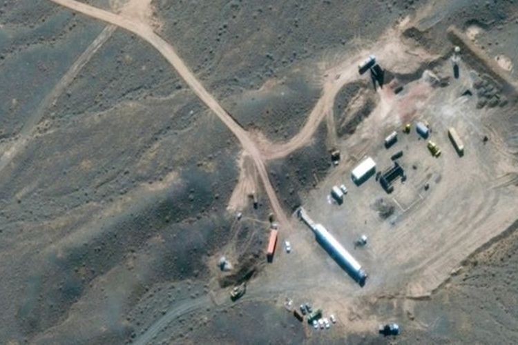 Gambar satelit fasilitas nuklir Natanz Iran yang diambil Oktober lalu.