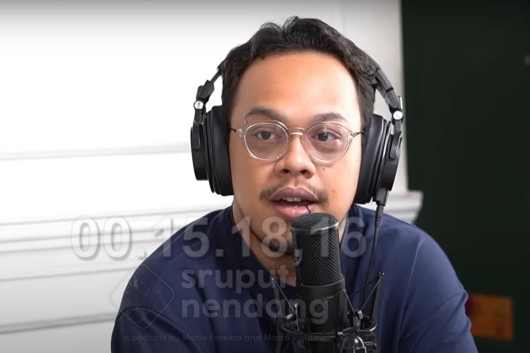 Marlo Ernesto dalam sebuah acara kanal YouTube.