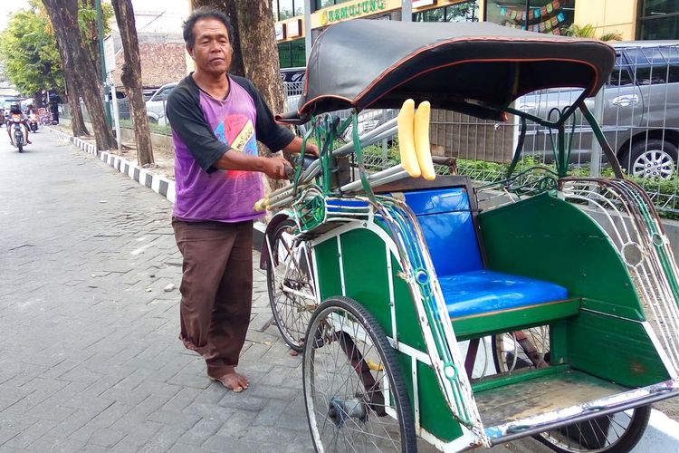 Wawan Setiawan saat berada di seberang Taman Budaya Yogyakarta (TBY)