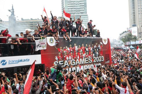 Kirab Juara SEA Games 2023, Ajang Pesta Rakyat Rayakan Prestasi Emas