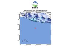 Pacitan Diguncang Gempa M 5,0 Selasa Pagi, Ini Wilayah yang Merasakannya