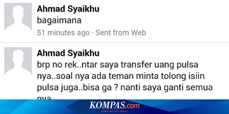 Penjelasan Wakil Wali Kota Bekasi Soal Akun Facebook Meminta Pulsa