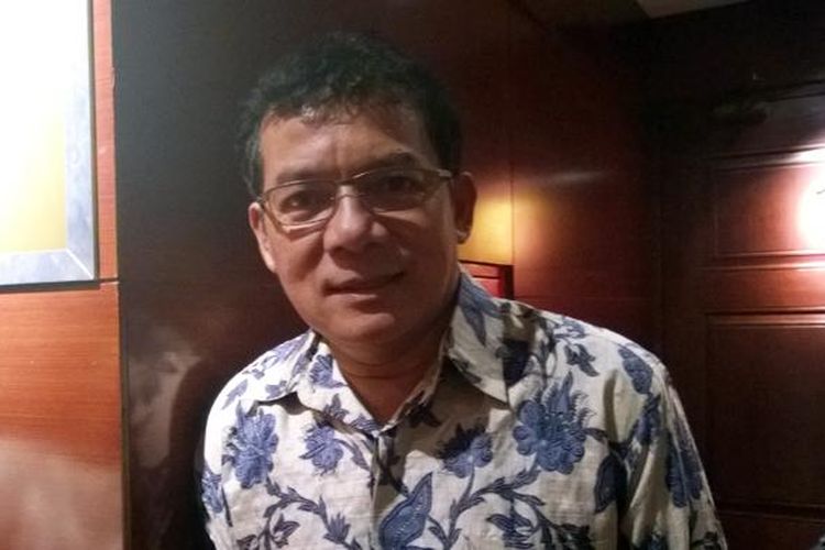 Mathias Muchus dijumpai sesudah acara menonton bareng film Toba Dreams di Djakarta Theater XXI, Jakarta, Kamis (30/4/2015) malam.