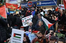 Dari Jakarta hingga Roma, Massa Demo Desak Israel-Hamas Gencatan Senjata