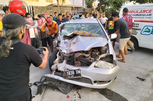 Tabrakan Beruntun di Madiun, 1 Tewas dan 3 Luka-Luka