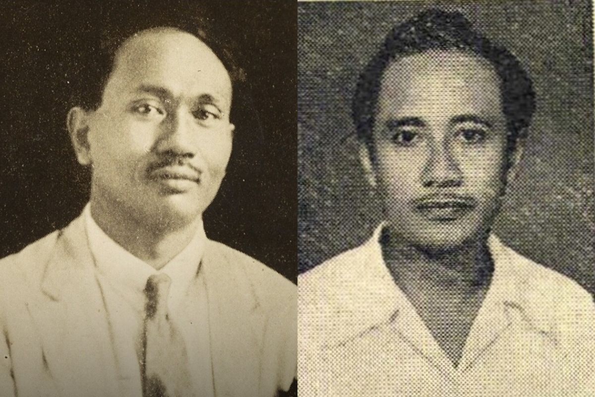 dr. Soetomo (kiri) dan Bung Tomo atau Sutomo (kanan).