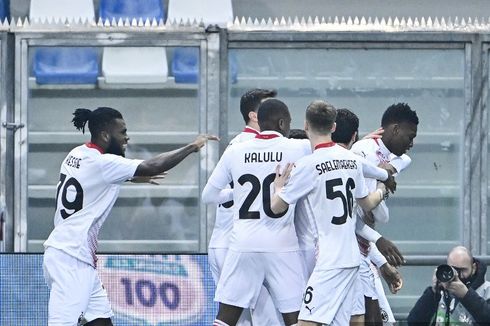 Hasil Sassuolo Vs AC Milan, Gol Bersejarah Leao Pertahankan Rossoneri di Puncak Serie A