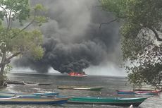 Kapal Motor Pengangkut 30 Drum BBM Terbakar di Perairan Ambon Nama 