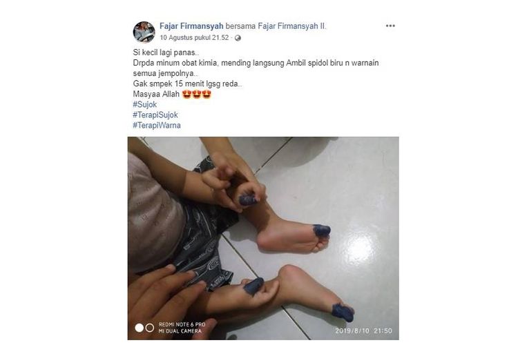 Viral Terapi Warna Untuk Turunkan Demam Ini Kata Dokter