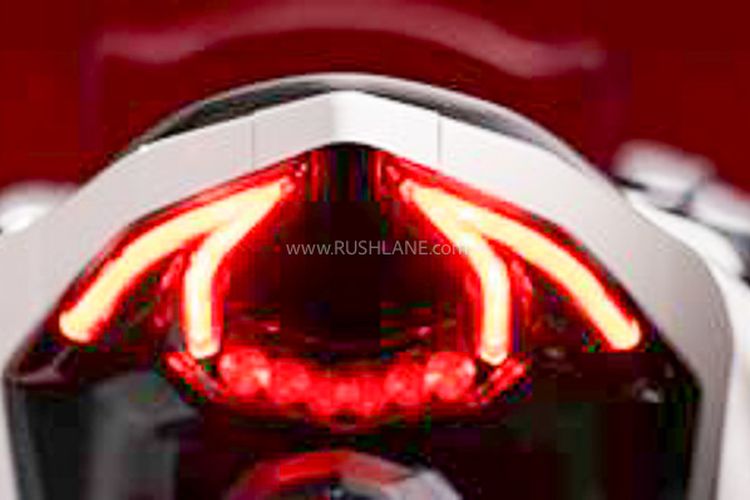 Teaser lampu belakang BMW G310 RR Fully Faired