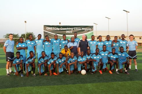 Kerja Sama QNET dan Manchester City, Hadirkan ManCity Football Clinic di Nigeria