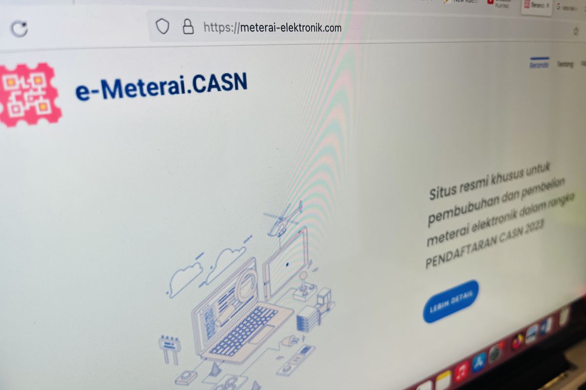 Cara menggunakan e-meterai di dokumen pendaftaran CPNS dan PPPK 2023, serta cara membelinya.