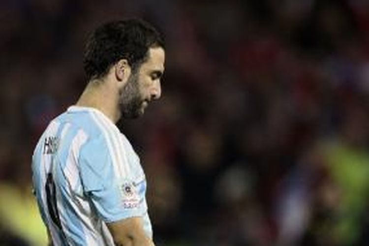 Striker Napoli asal Argentina, Gonzalo Higuain.