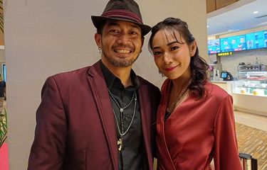 Yama Carlos dan Carina Ivola di Kuningan, Jakarta Selatan, Selasa (16/1/2024). 