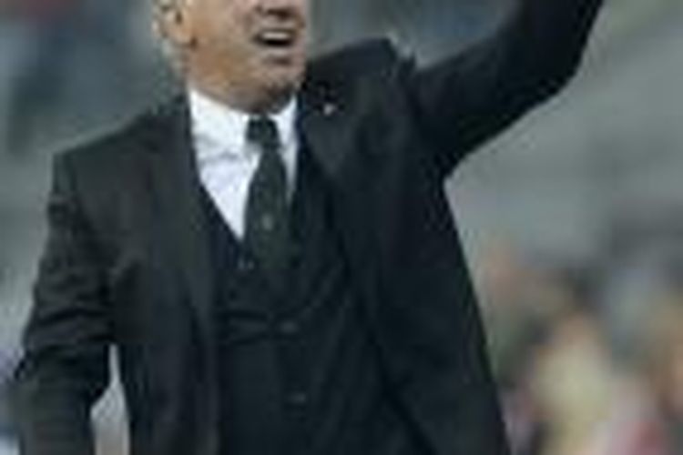 Pelatih Real Madrid, Carlo Ancelotti.