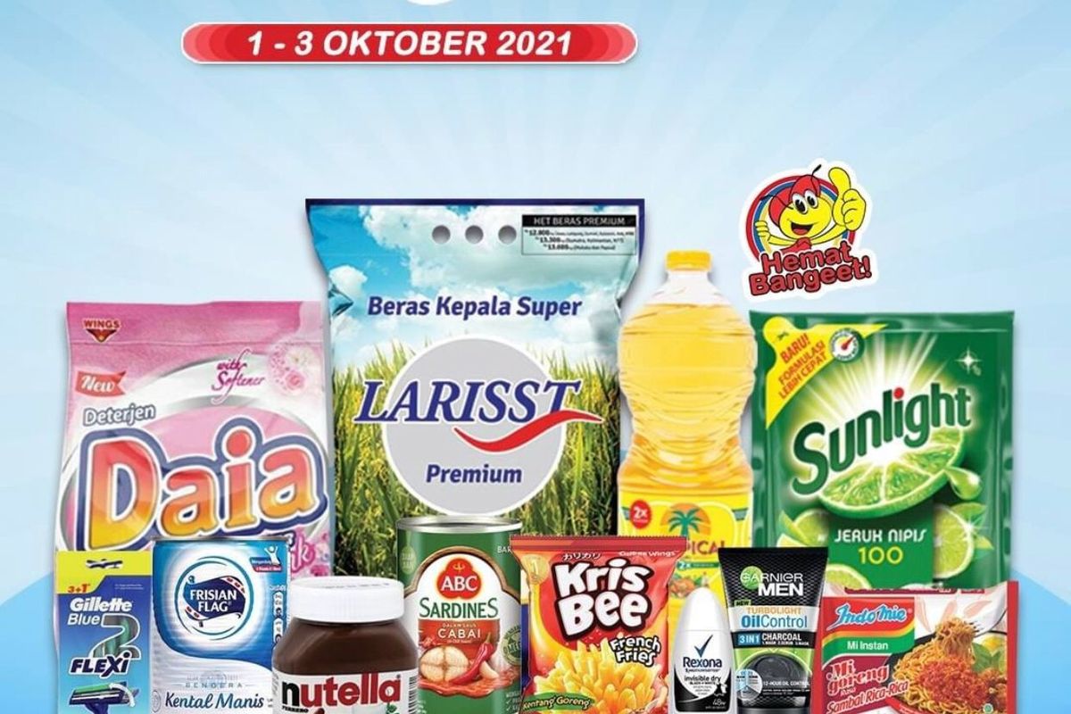 Katalog promo Indomaret periode 1-3 Oktober 2021.