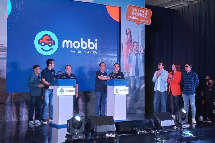 Konferensi pers peluncuran Mobbi oleh PT Astra Digital Mobil, Jumat (25/11/2022)