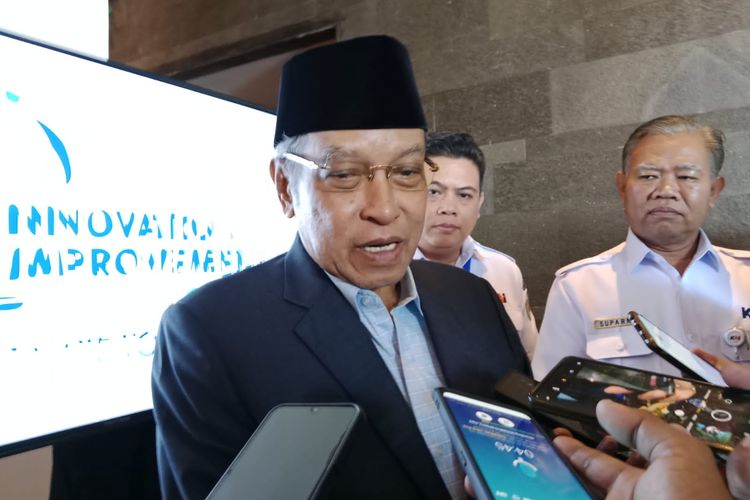 Komisaris Utama PT KAI (Persero) Said Aqil Siradj saat di Banyuwangi 
