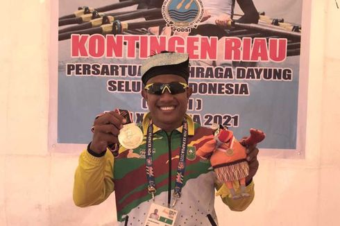 Atlet Maizir Riyondra Sumbang Medali Emas PON Pertama untuk Riau