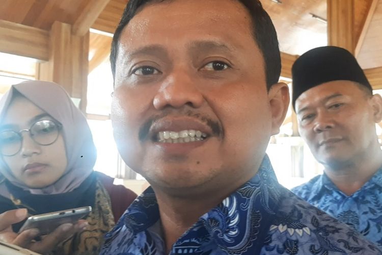 Bupati Sumedang H Dony Ahmad Munir di Pendopo IPP Sumedang, Jumat (29/11/2019). AAM AMINULLAH/KOMPAS.com