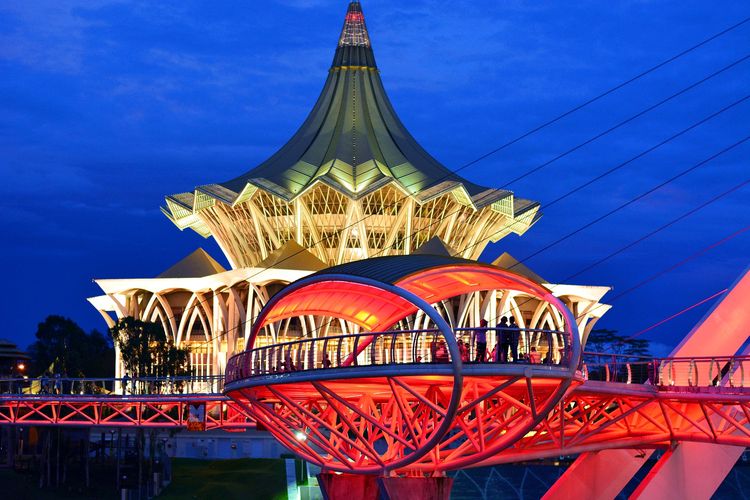 Ilustrasi Kuching, ibu kota Sarawak
