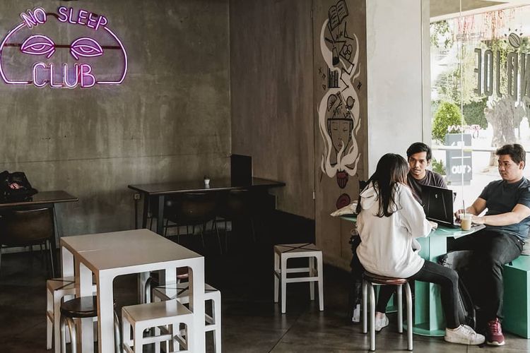 Grind Joe Coffee, salah satu kafe Instagramable di Dago Bawah, Bandung.