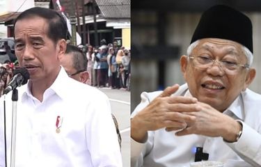 Jokowi dan Ma'ruf Amin.