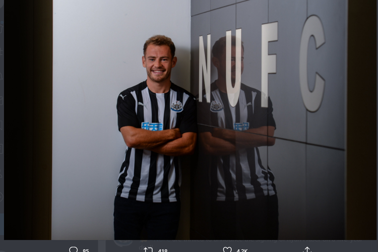 Salah satu rekrutan anyar Newcastle United, Ryan Fraser.